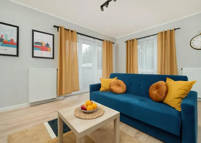 Stylowy Apartament Z Parkingiem Lodz By Noclegi Renters